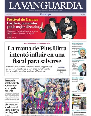 Cubierta La Vanguardia