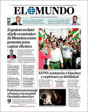 Cubierta El Mundo