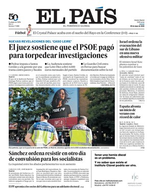 Cubierta El País