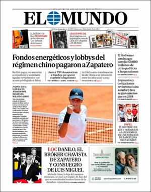 Cubierta El Mundo