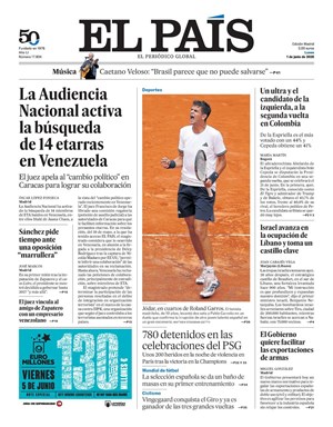 Cubierta El País