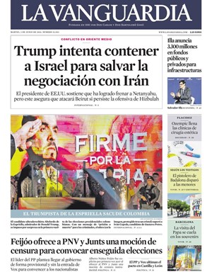 Cubierta La Vanguardia