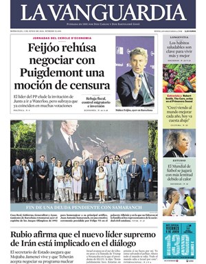 Cubierta La Vanguardia