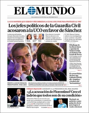 Cubierta El Mundo