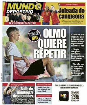 Cubierta Mundo Deportivo