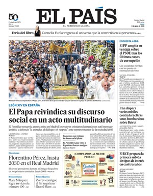 Cubierta El País
