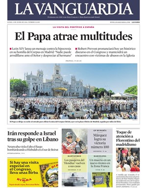 Cubierta La Vanguardia