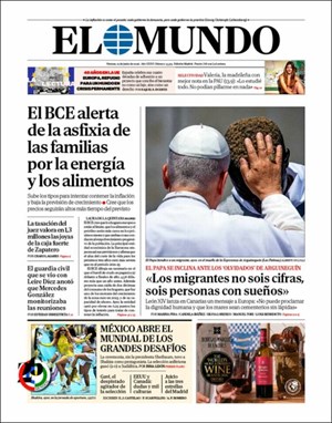 Cubierta El Mundo