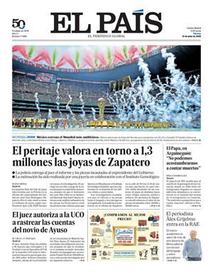 Cubierta El País