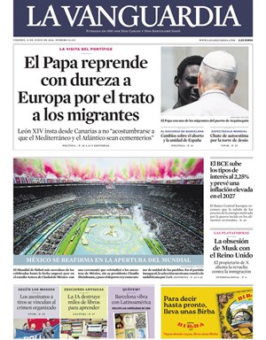 Cubierta La Vanguardia