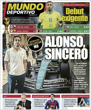 Cubierta Mundo Deportivo