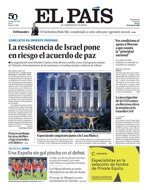 Cubierta El País
