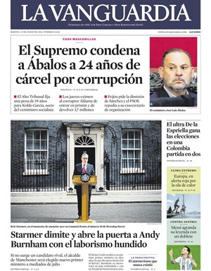 Cubierta La Vanguardia