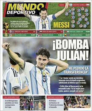 Cubierta Mundo Deportivo