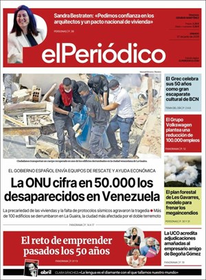 Cubierta El Periódico