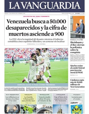 Cubierta La Vanguardia