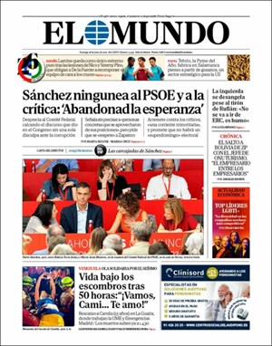 Cubierta El Mundo