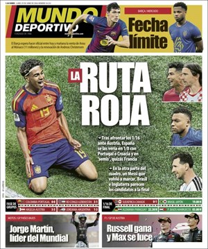 Cubierta Mundo Deportivo