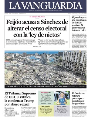 Cubierta La Vanguardia