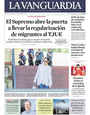 Cubierta La Vanguardia