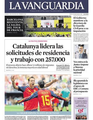 Cubierta La Vanguardia