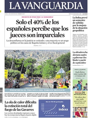Cubierta La Vanguardia