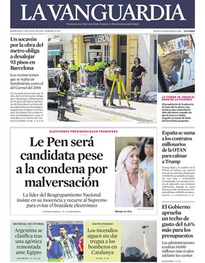 Cubierta La Vanguardia