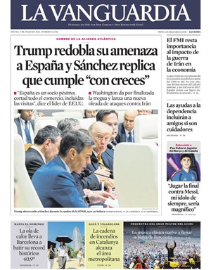 Cubierta La Vanguardia