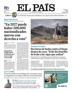 Cubierta El País