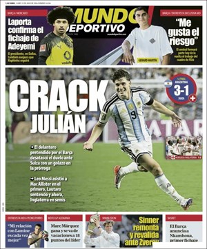 Cubierta Mundo Deportivo