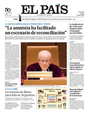 Cubierta El País