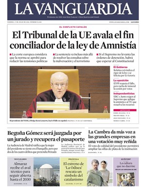 Cubierta La Vanguardia