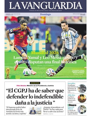 Cubierta La Vanguardia