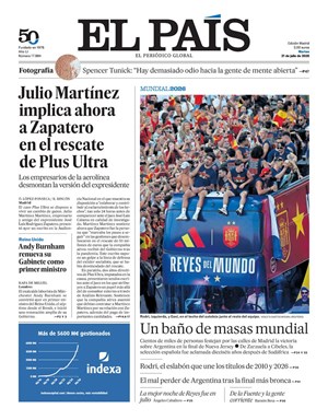 Cubierta El País