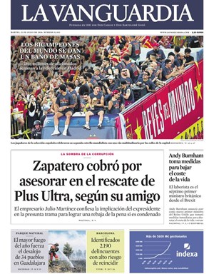 Cubierta La Vanguardia