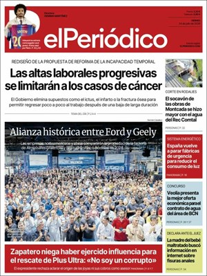 Cubierta El Periódico