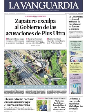 Cubierta La Vanguardia