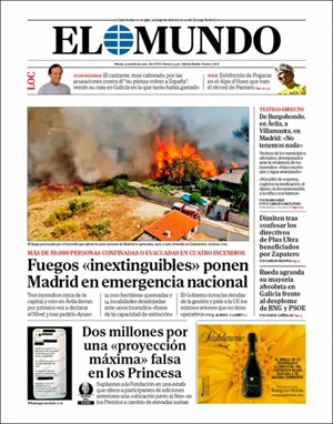 Cubierta El Mundo