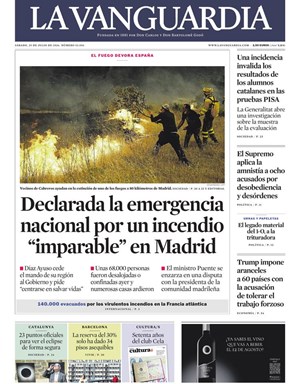 Cubierta La Vanguardia