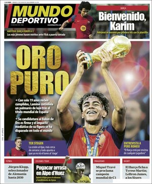 Cubierta Mundo Deportivo
