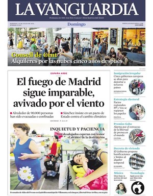 Cubierta La Vanguardia