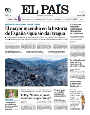 Cubierta El País