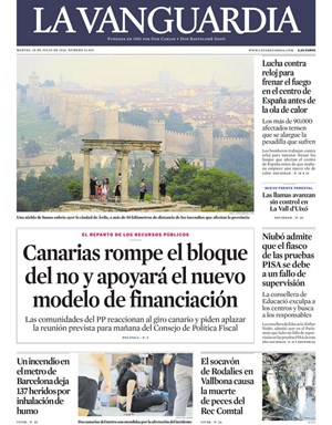 Cubierta La Vanguardia