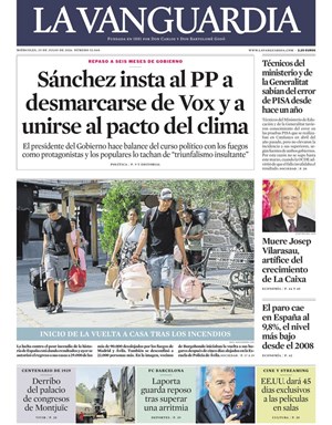 Cubierta La Vanguardia
