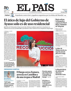 Cubierta El País