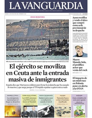 Cubierta La Vanguardia