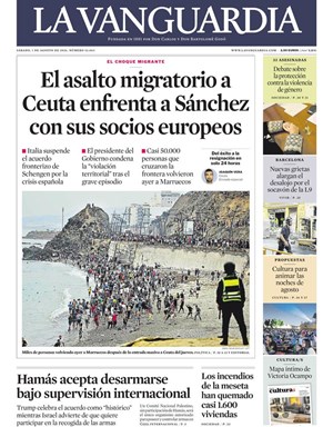 Cubierta La Vanguardia