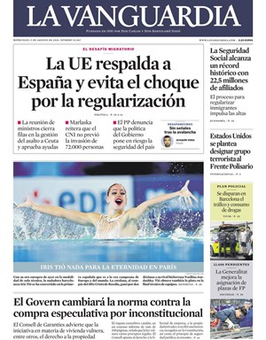 Cubierta La Vanguardia