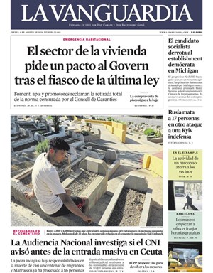 Cubierta La Vanguardia