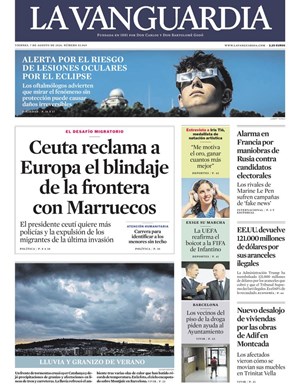 Cubierta La Vanguardia